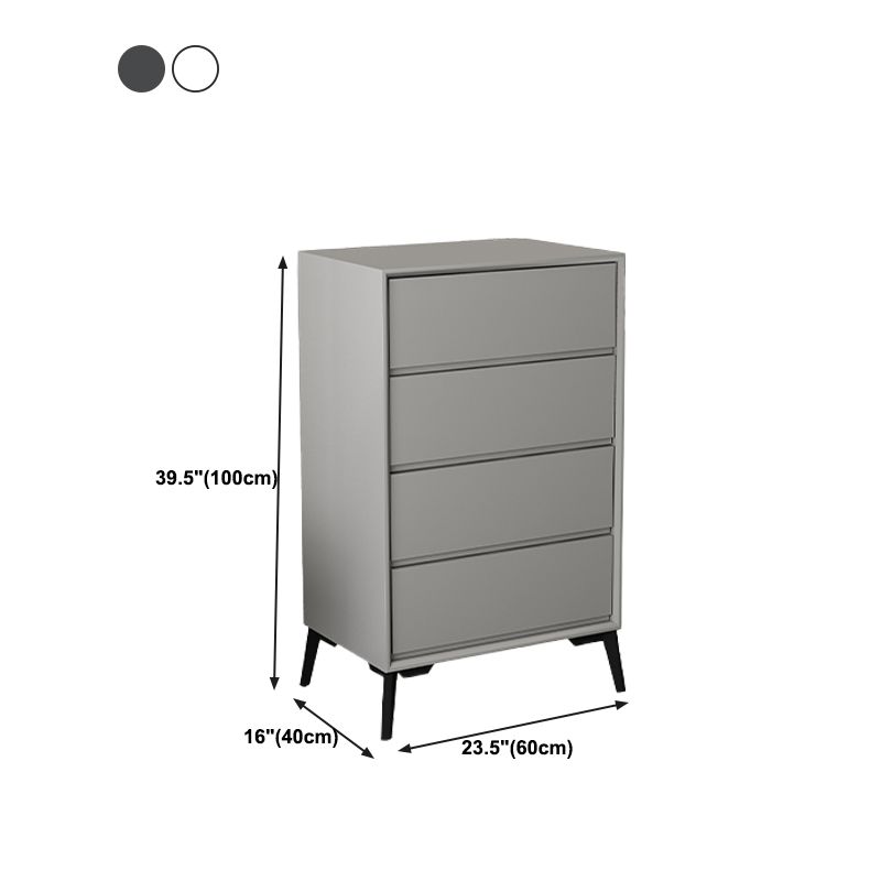 16" D Storage Chest Modern Style Bedroom Storage Chest Dresser in White and Grey Clearhalo 'Bedroom Furniture' 'Dressers & Chests' 'dressers_chests' 'furn' 'furn_dressers_chests' 'Furniture' 1200x1200_2a0db4e2-261b-4a69-9f78-1f2a31bcaf5a