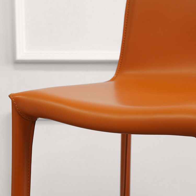 Moderni sgabelli da bar posteriore in vetro a faux senza braccio con base in metallo