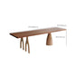 Rectangle 3 Legs Dining Table Medieval Modern Style Pine Wood Table for Kitchen Clearhalo 'Dining Tables & Seating' 'Dining Tables' 'dining_table' 'furn' 'furn_dining_table' 'Furniture' 'Kitchen & Dining Furniture' 1200x1200_2a14f72b-42da-4102-9198-0c66e605de62