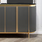 4-Door Buffet Sideboard Glam Cabinets Dining Buffet for Living Room Clearhalo 'buffet_sideboard' 'Buffets & Sideboards' 'furn' 'furn_buffet_sideboard' 'Furniture' 'Kitchen & Dining Furniture' 1200x1200_2a15a199-aaad-44f4-8e78-0eaca4dae3f5