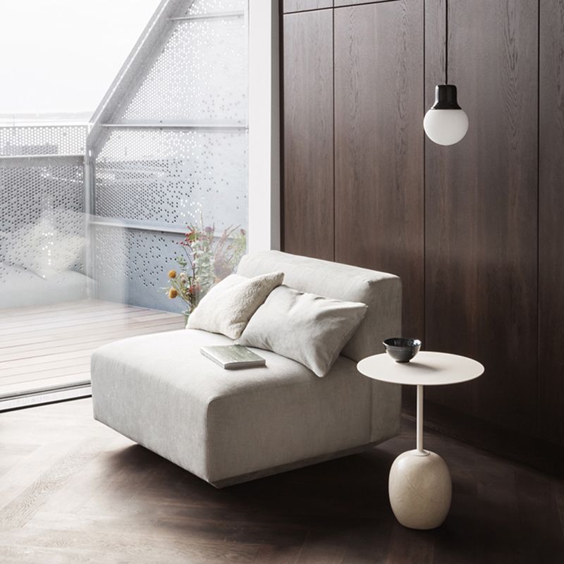 Tavolino moderno in metallo nero/nero tavolino marmo laterale