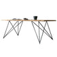 Traditional Luxury Rectangle Dining Table Solid Wood Table with 4 Metal Legs Clearhalo ' dining_table' 'Dining Tables & Seating' 'Dining Tables' 'furn' 'furn_dining_table' 'Furniture' 'furniture_dining_table' 'Kitchen & Dining Furniture' 'kitchen&dining_furn' 'kitchen' 'kitchen_dining_table' 1200x1200_2a17d57a-f537-4876-a2a4-cd242512790d