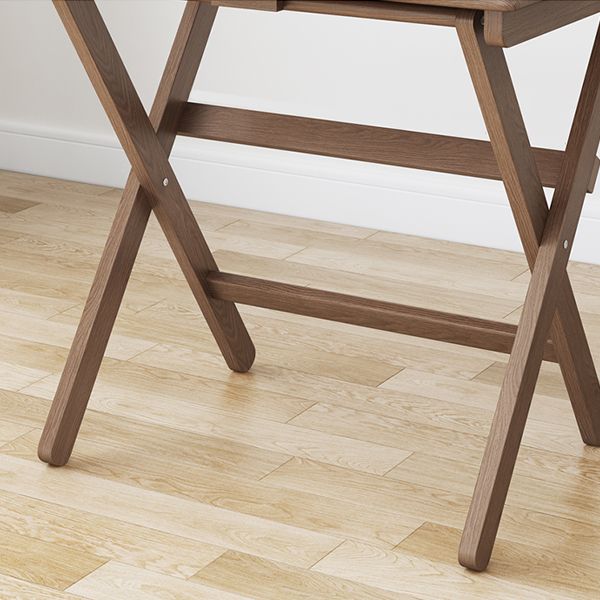 1/2ピースのダイニングルームの椅子とテーブルセットは、無地の木材、無垢材