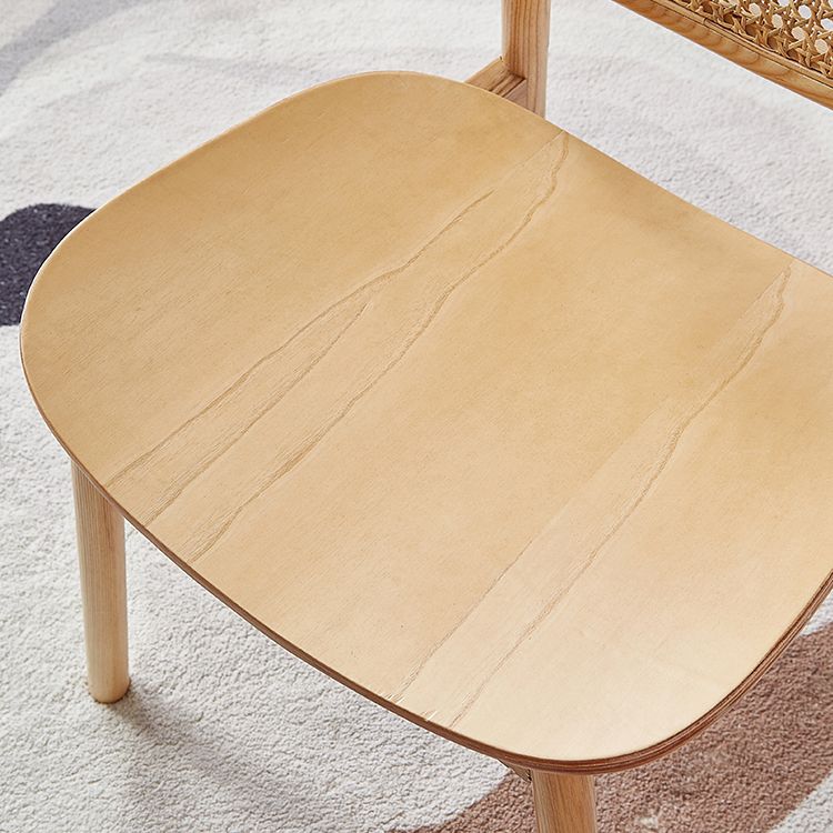 Modern Wood Dining Chair Open Back Dining Side Chair for Home Use Clearhalo 'Dining Chairs' 'Dining Tables & Seating' 'dining_chair' 'furn' 'furn_dining_chair' 'Furniture' 'furniture_dining_chair' 'Kitchen & Dining Furniture' 1200x1200_2a199fa8-7d00-4006-92cb-56322aea203d