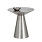 Metal Gold Round Modern Pedestal Side Table End Table for Living Room Clearhalo 'Coffee & Accent Tables' 'End & Side Tables' 'end_side_table' 'end_side_tables' 'furn' 'furn_end_side_tables' 'Furniture' 'furniture_end_side_table' 'Living Room Furniture' 1200x1200_2a1d519a-2235-4a54-bc9a-34ef51df901b