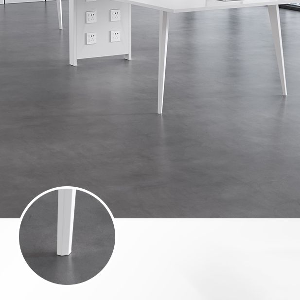 Tavolo da incontro in legno Home Office di scrittura rettangolare moderna