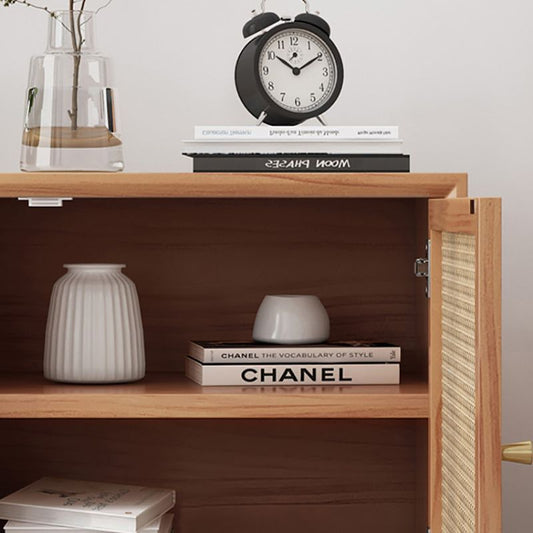 Cama de madera contemporánea Malcada de noche 21.65 "Alta Mesa de acento Nightsand