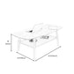 Modern 4 Legs Rectangular Coffee Table with Storage Cocktail Table Clearhalo 'Coffee & Accent Tables' 'Coffee Tables' 'coffee_tables' 'furn' 'furn_coffee_tables' 'Furniture' 'furniture_coffee_tables' 'Living Room Furniture' 1200x1200_2a248710-c894-4aaf-86cf-17629e6801e9