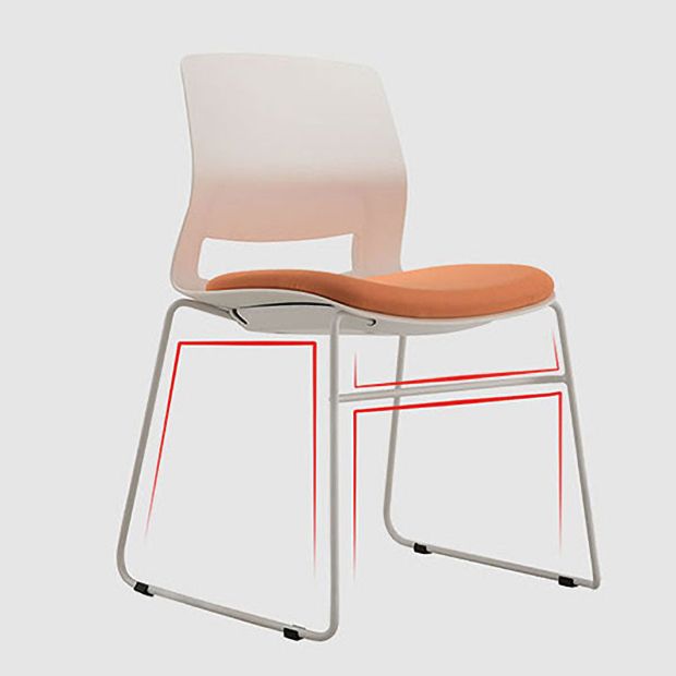 Minimalist Style Linen Fabric Dining Chair Open Back Dining Armless Chair Clearhalo ' kitchen&dining_furn' 'Dining Chairs' 'Dining Tables & Seating' 'dining_chair' 'furn' 'furn_dining_chair' 'Furniture' 'furniture_dining_chair' 'Kitchen & Dining Furniture' 'kitchen' 1200x1200_2a251179-fdf4-41e6-82d4-31347ff227b8