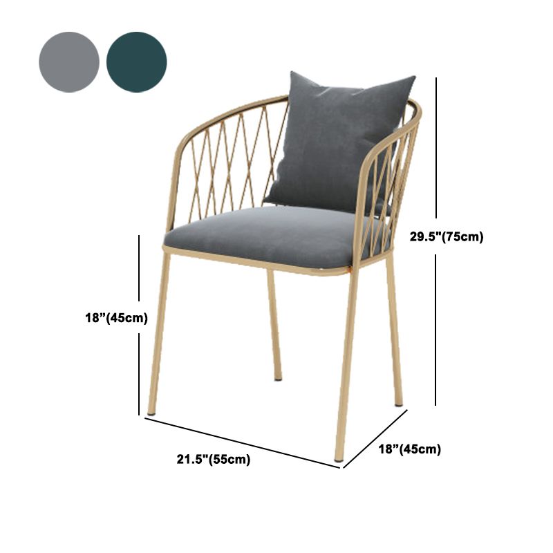 Glam Style Faux Marble Dining Set Round 1/2/3/4/5 Pièces Pièces Ensemble pour Utilisation à domicile