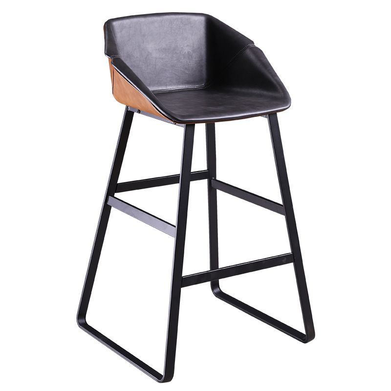 Nordic Style Leather Upholstered Barstool Sled Base Bar Stool Clearhalo 'Bar Furniture' 'Bar Stools' 'bar_stools' 'furn' 'furn_bar_stools' 'furniture_bar_stools' 'Kitchen & Dining Furniture' 'kitchen&dining_furn' 'kitchen' 'kitchen_furn' Furniture' 1200x1200_2a259c40-59f5-49d3-8eb0-006c8761a69d