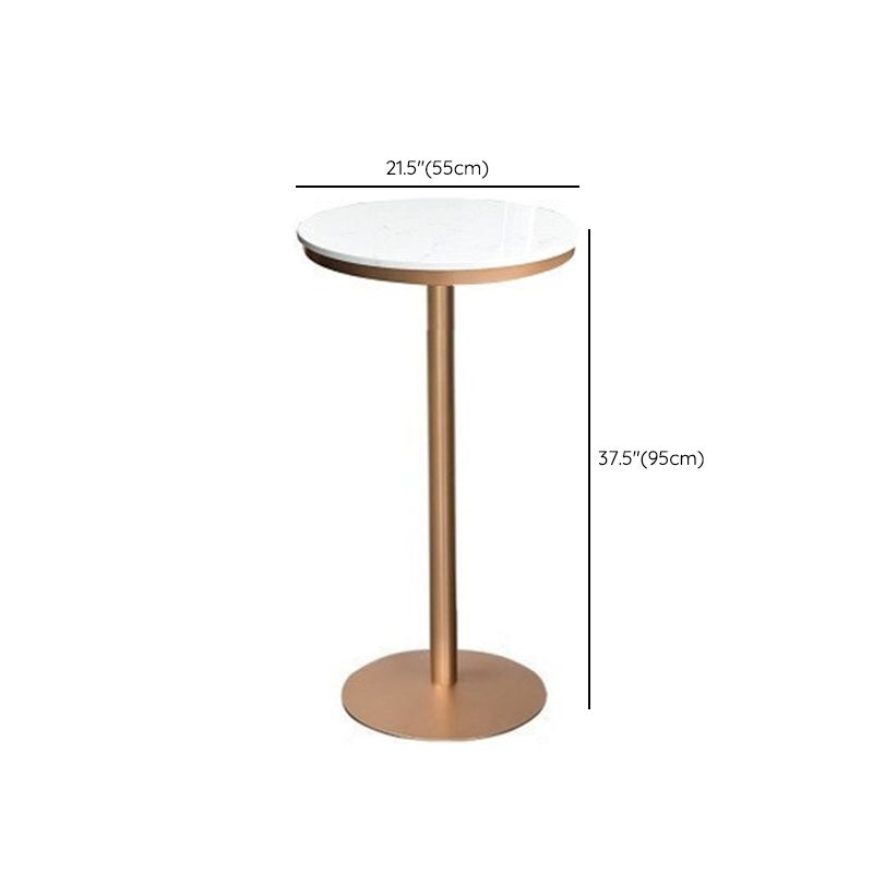Modern Bar Table White Dining Table for Kitchen Living Room Coffee Room Clearhalo 'Bar Furniture' 'Bar Tables' 'bar_tables' 'furn' 'furn_bar_tables' 'Furniture' 'Kitchen & Dining Furniture' 1200x1200_2a273536-da44-43e6-8ac5-d7545fa1bc7c