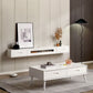 Console TV contemporanea Console multimediale TV in legno massello con cassetti