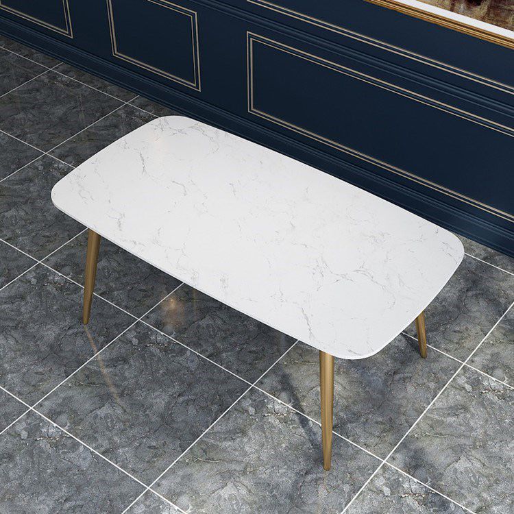 Set da pranzo nordico 1/3/4/5 pezzi Tavolo da pranzo rettangolare in pietra per sala da pranzo