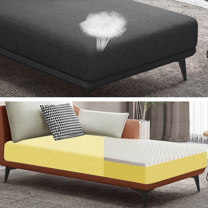Nordic Cushioned Chaise Lounge Leather Chaise with Recessed Arms for Bedroom Clearhalo 'Chairs & Seating' 'Chaise Lounge' 'chaise_lounge' 'furn' 'furn_chaise_lounge' 'Furniture' 'Living Room Furniture' 1200x1200_2a2dc46f-ad07-4a0c-b3de-caada81d8cff