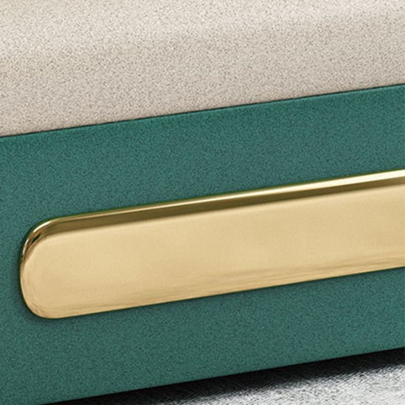 Sofá de durmiente de cuero sin sofá de 30.70 "de ancho de cuero con faux con caja tapizada y de almacenamiento