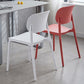 Minimalist Design Plastic Dining Armless Chair Open Back Dining Side Chairs Clearhalo 'Dining Chairs' 'Dining Tables & Seating' 'dining_chair' 'furn' 'furn_dining_chair' 'Furniture' 'furniture_dining_chair' 'Kitchen & Dining Furniture' 1200x1200_2a34afb4-25ca-40ee-a036-c844646c46b5