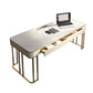 Modern Stone Office Desks Rectangular Shape Task Desks with 2-Drawers in White Clearhalo 'furn' 'furn_office_desk' 'Furniture' 'Office Desks' 'Office Furniture' 'office_desk' 1200x1200_2a34b744-110b-400d-8ba4-a2b569f714a6