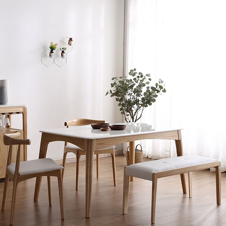 Marble Rectangle Dining Table for Restaurant Medieval Modern Table with Wooden 4 Legs Clearhalo ' dining_table' 'Dining Tables & Seating' 'Dining Tables' 'furn' 'furn_dining_table' 'Furniture' 'furniture_dining_table' 'Kitchen & Dining Furniture' 'kitchen&dining_furn' 'kitchen' 'kitchen_dining_table' 1200x1200_2a3532da-cb6c-4d51-8945-0c7058491151