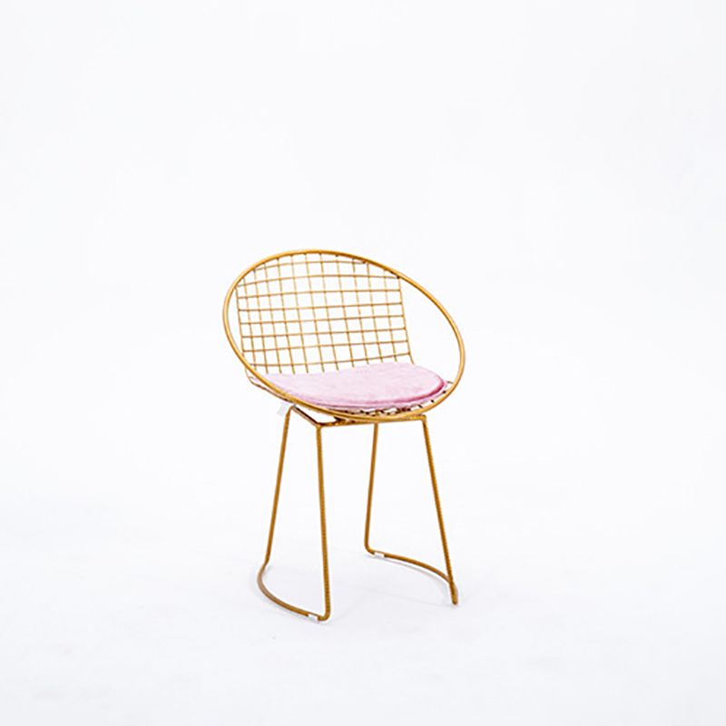 Metal Kitchen Dining Arm Chairs Glam Upholstered Dining Chairs Clearhalo 'Dining Chairs' 'Dining Tables & Seating' 'dining_chair' 'furn' 'furn_dining_chair' 'Furniture' 'Kitchen & Dining Furniture' 1200x1200_2a358c7d-774f-4a3d-a1ec-be2095d25c72