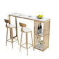 Glam Style Bar Table 42-inch Height Artificial Marble Top Bar Table Clearhalo 'Bar Furniture' 'Bar Tables' 'bar_tables' 'furn' 'furn_bar_tables' 'Furniture' 'furniture_bar_tables' 'Kitchen & Dining Furniture' 1200x1200_2a371030-f130-47dd-bd0f-b259edbc7ced