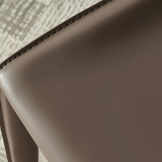 Faux Leather Armless Dining Chairs Upholstered Dining Chairs