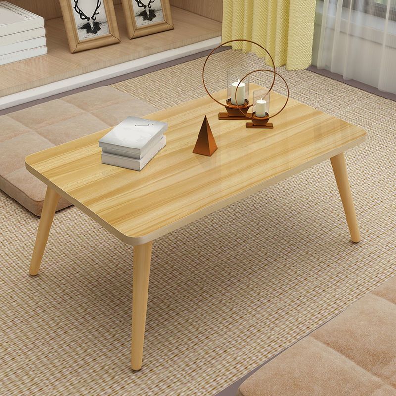 Modern Wood Side Table Bedroom No Distressing End Table with 4 Legs Clearhalo 'Coffee & Accent Tables' 'Coffee Tables' 'coffee_tables' 'furn' 'furn_coffee_tables' 'Furniture' 'Living Room Furniture' 1200x1200_2a3a6c04-7890-44f3-a731-f49e7f39e035