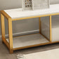 Console multimédia Glam, meuble TV à rangement ouvert, pour salon