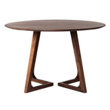 Round Wood Dining Table Reclaimed Oak Table in Brown with Double Pedestal Clearhalo ' dining_table' 'Dining Tables & Seating' 'Dining Tables' 'furn' 'furn_dining_table' 'Furniture' 'furniture_dining_table' 'Kitchen & Dining Furniture' 'kitchen&dining_furn' 'kitchen' 'kitchen_dining_table' 1200x1200_2a3c3ccc-c5b1-4581-9b9e-a02499f03680