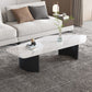 15"H Contemporary Cocktail Table Stone Sled Coffee Cocktail Table Clearhalo 'Coffee & Accent Tables' 'Coffee Tables' 'coffee_tables' 'furn' 'furn_coffee_tables' 'Furniture' 'Living Room Furniture' 1200x1200_2a3cdd36-dca6-4e9f-b845-9808b8bbace2