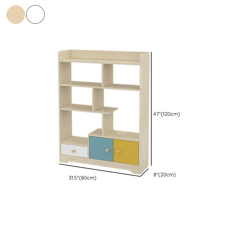Contemporary Vertical Open Shelf Bookcase Engineered Wood Home Book Shelf with Shelves Clearhalo 'Bookcases' 'furn' 'furn_bookcases' 'Furniture' 'Office Furniture' 1200x1200_2a3d008e-398a-4a5d-b61e-91b883cdf882