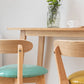 Eigentijdse rechthoekige bartafel Massief houten bar-eettafel met voetsteun