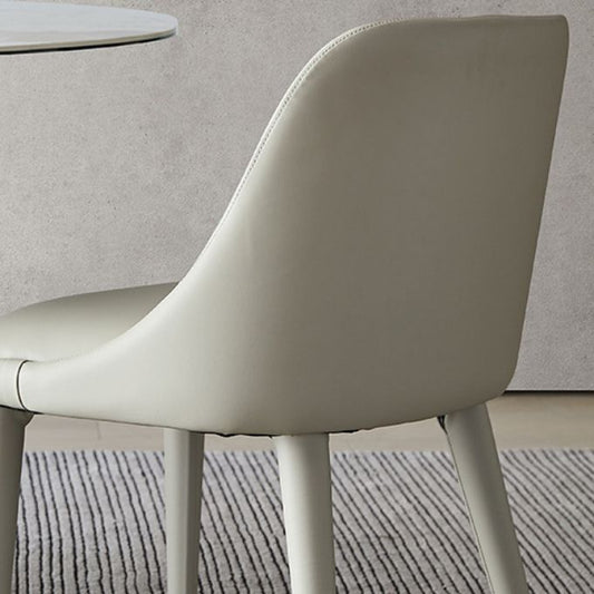 Dining Room Upholstered Parsons Chair Faux Leather Dining Chair Clearhalo 'Dining Chairs' 'Dining Tables & Seating' 'dining_chair' 'furn' 'furn_dining_chair' 'Furniture' 'Kitchen & Dining Furniture' 1200x1200_2a3fac2c-4a20-4dae-bab2-43b3fae1221d