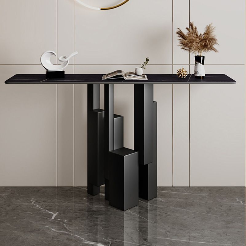 Tabla de acento de consola rectángulo moderno Table de sofá consola resistente a los rasguños