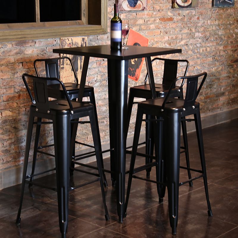 Industrial Black Metal Counter Stools Low Back Bristol Bar Stools with Square Seat Clearhalo 'Bar Furniture' 'Bar Stools' 'bar_stools' 'furn' 'furn_bar_stools' 'furniture_bar_stools' 'Kitchen & Dining Furniture' 'kitchen&dining_furn' 'kitchen' 'kitchen_furn' Furniture' 1200x1200_2a435e8c-e30c-429e-9742-3bbe3d6fceb4
