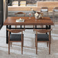 Industrial Dining Room Table Solid Wood Rectangle Dinette Table in Brown Clearhalo 'Dining Tables & Seating' 'Dining Tables' 'dining_table' 'furn' 'furn_dining_table' 'Furniture' 'Kitchen & Dining Furniture' 1200x1200_2a442227-dfcc-4af8-a3ee-827b9a13636b