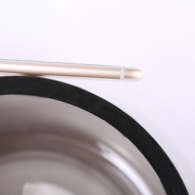 Mid-century Modern Style Round Metal Table with Glass Monopod Base Coffee Table Clearhalo 'Coffee & Accent Tables' 'Coffee Tables' 'coffee_tables' 'furn' 'furn_coffee_tables' 'Furniture' 'Living Room Furniture' 1200x1200_2a44c068-8ebe-4843-8da6-4a261f62c4b8