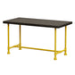 Industrial Style Dining Table Solid Wood Dining Table with Trestle Base Clearhalo 'Dining Tables & Seating' 'Dining Tables' 'dining_table' 'furn' 'furn_dining_table' 'Furniture' 'furniture_dining_table' 'Kitchen & Dining Furniture' 'kitchen' 'kitchen_dining_table' 1200x1200_2a458002-e012-4586-a0ca-e3564c252daf