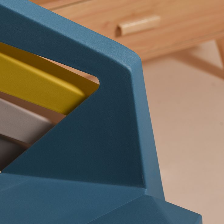 Contemporary Style Stacking Dining Chair Slat Back Plastic Dining Arm Chairs Clearhalo ' kitchen&dining_furn' 'Dining Chairs' 'Dining Tables & Seating' 'dining_chair' 'furn' 'furn_dining_chair' 'Furniture' 'furniture_dining_chair' 'Kitchen & Dining Furniture' 'kitchen' 1200x1200_2a47df63-dff0-4439-bada-7db294b47b42