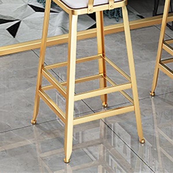 Juego de mesa de bar Glam de 1/2/3 piezas, mesa de bar rectangular con taburetes altos de metal