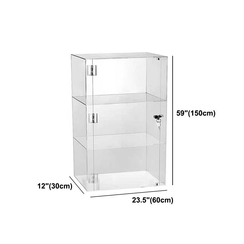 Moderne acryl display Stand Clear Display Cabinet met verstelbare planken