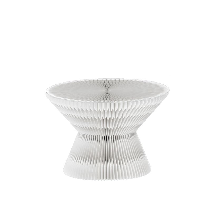 Contemporary Round Side Table, Antique Finish Top and Drum Base Side Table Clearhalo 'Coffee & Accent Tables' 'End & Side Tables' 'end_side_table' 'end_side_tables' 'furn' 'furn_end_side_tables' 'Furniture' 'furniture_end_side_table' 'Living Room Furniture' 1200x1200_2a4a1d9d-aa73-4366-8288-b73d11bb5066