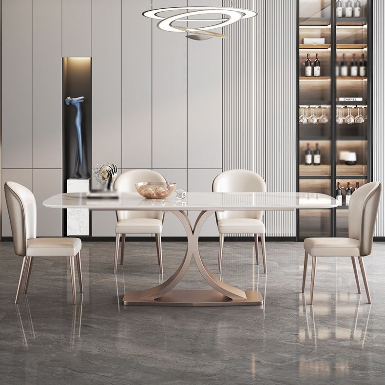 Contemporary 1/4/5/6 Pieces Dining Set Sintered Stone Dining Room Set Clearhalo 'Dining Room Sets' 'Dining Tables & Seating' 'dining_room_set' 'furn' 'furn_dining_room_set' 'Furniture' 'furniture_dining_room_set' 'Kitchen & Dining Furniture' 'kitchen&dining_furn' 'kitchen' 1200x1200_2a4bca9f-716c-4b34-856f-01a1a0bb3b8d
