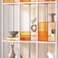 Open Back Standard Bookshelf Modern Style Acrylic Bookcase with Shelves