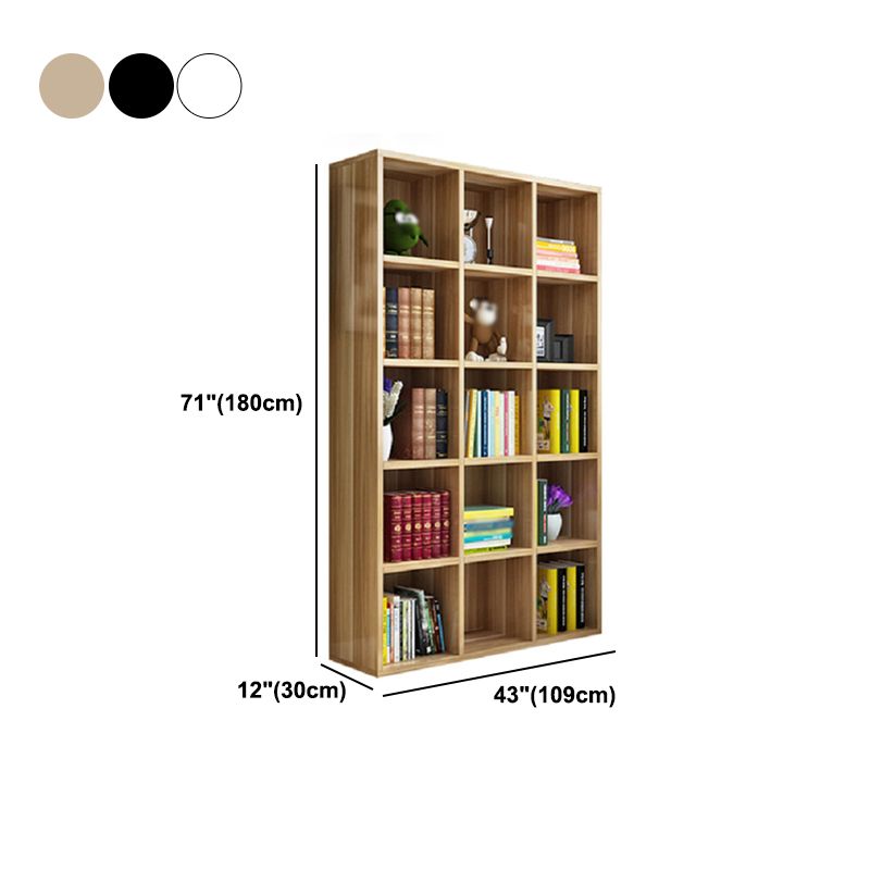 Manufactured Wood Standard Bookshelf Scandinavian Bookshelf for Study Room Clearhalo 'Bookcases' 'furn' 'furn_bookcases' 'Furniture' 'furniture_bookcases' 'Office Furniture' 1200x1200_2a4ef689-c691-4dfc-8b4b-2743ecb41690