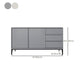 Glam Sideboard buffet 3 cassetti e 2 mobili porte a buffet sideboard