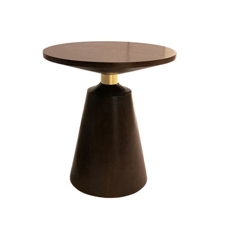 Contemporary Solid Wood Pedestal Round Living Room Side End Table Clearhalo 'Coffee & Accent Tables' 'End & Side Tables' 'end_side_tables' 'furn' 'furn_end_side_tables' 'Furniture' 'Living Room Furniture' 1200x1200_2a50d010-035d-4ce6-81df-bf76b7a76279