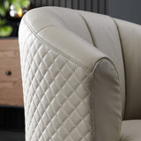 Chaise de luxe légère italienne pivotante chaise simple salon single canapé nordique