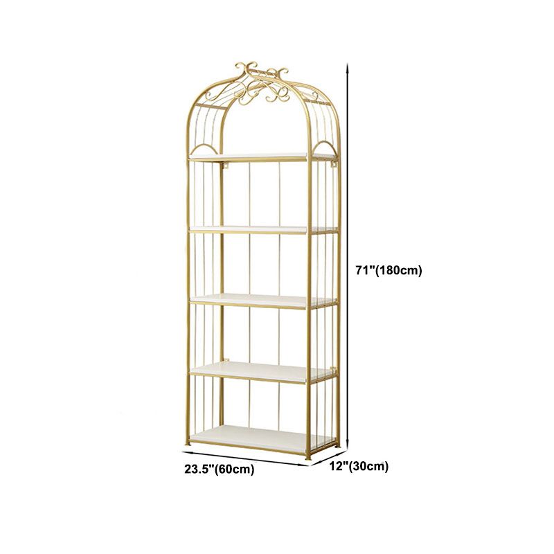 Metal Bookshelf Modern Etagere Bookcase Storage and Display Shelves Clearhalo 'Bookcases' 'furn' 'furn_bookcases' 'Furniture' 'Office Furniture' 1200x1200_2a564a88-0629-4450-87c1-b1d9b0ac5f4c