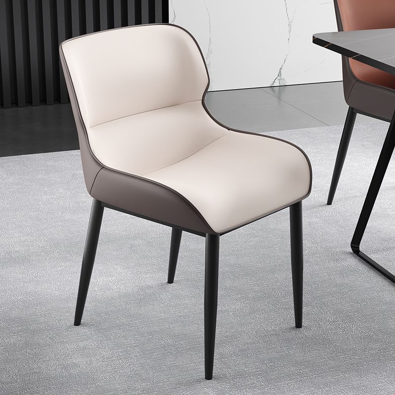 Silla de ala de ala de brazo sillas de cuero de estilo industrial de estilo industrial